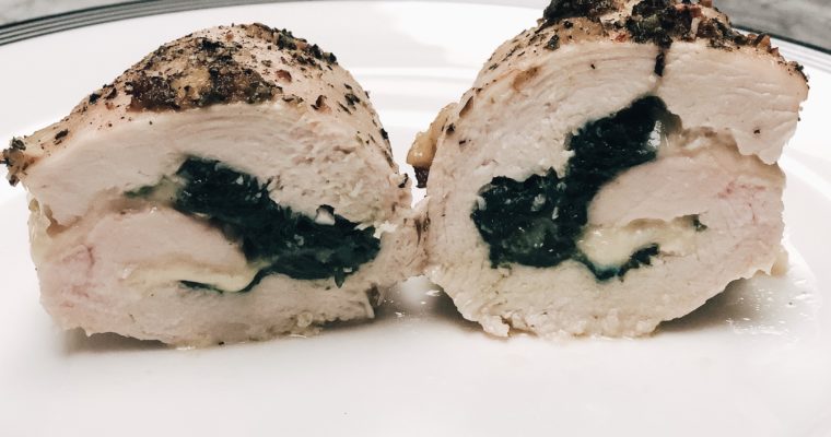 Spinach Stuffed Chicken Breasts