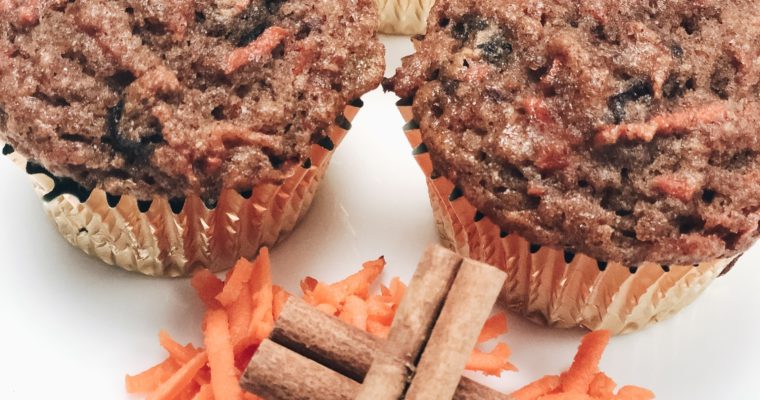 Carrot  Crasin Coconut Flour Muffins