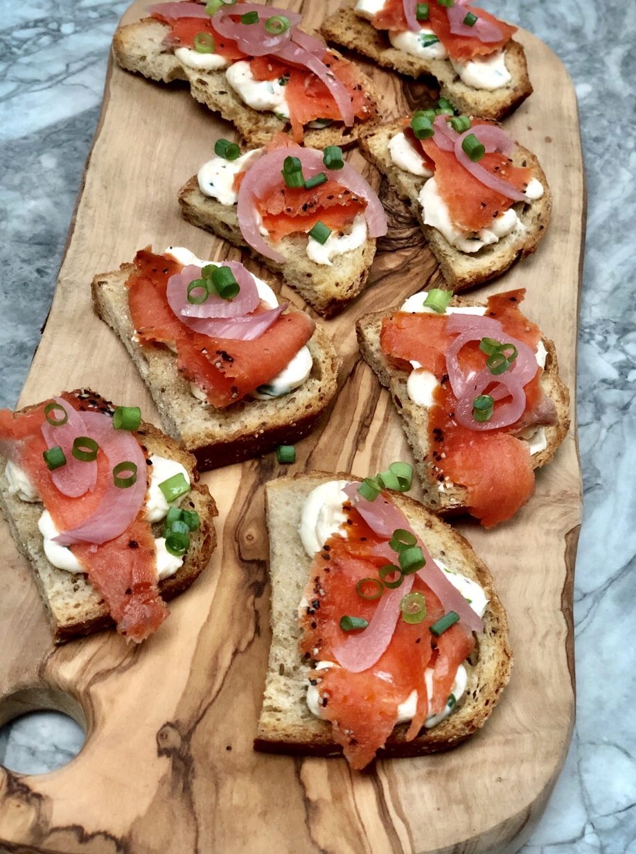 Smoked Salmon on Rye