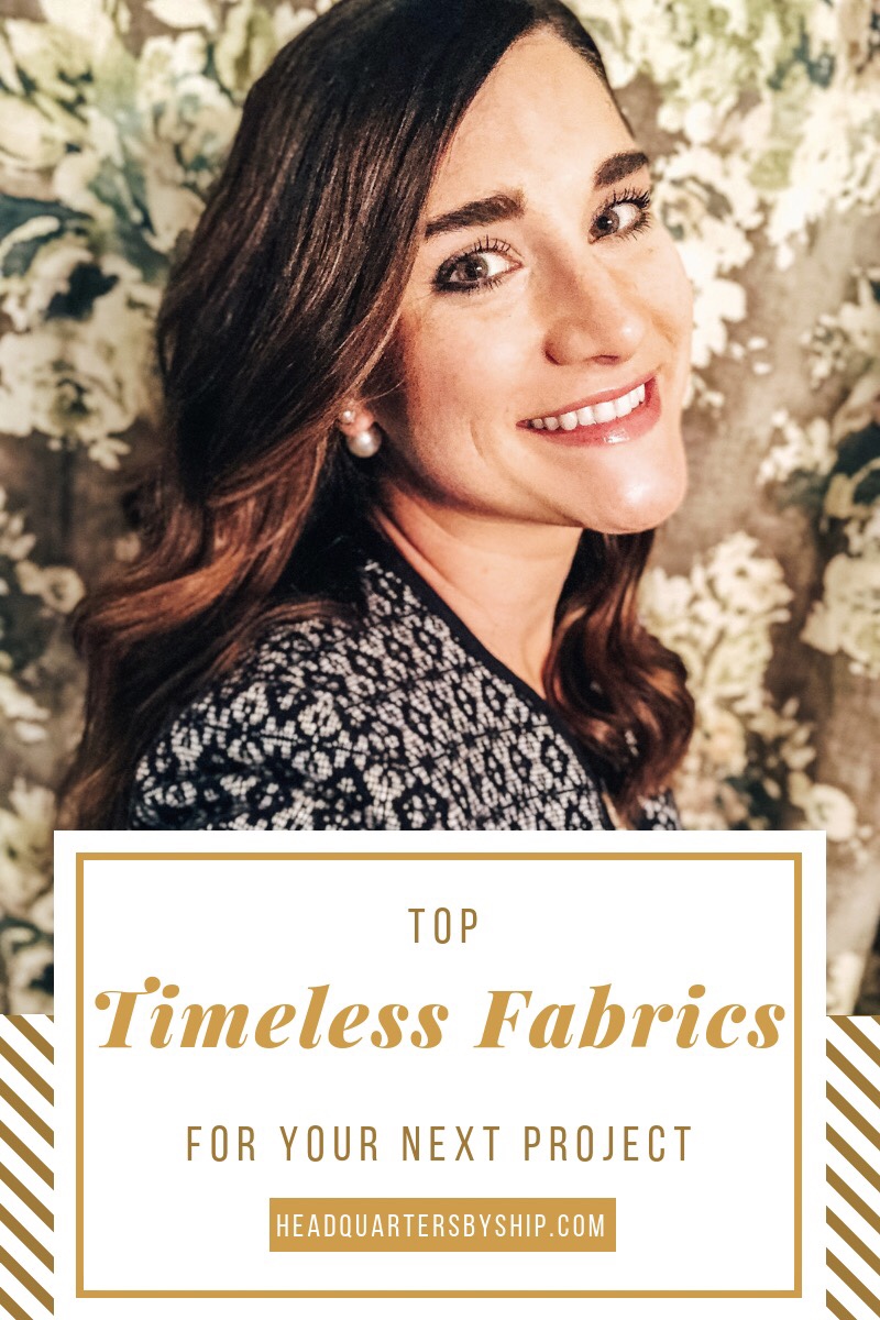 My Top Timeless Fabrics | For Home Projects