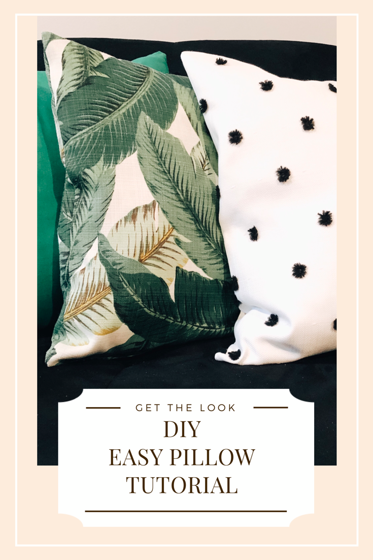 Easy Pillow Tutorial