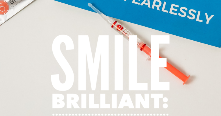 Whitening Your Teeth With Smile Brilliant’s  At Home Professional Teeth Whitening Kit (and Enter to Win a Free Kit in a Giveaway!)