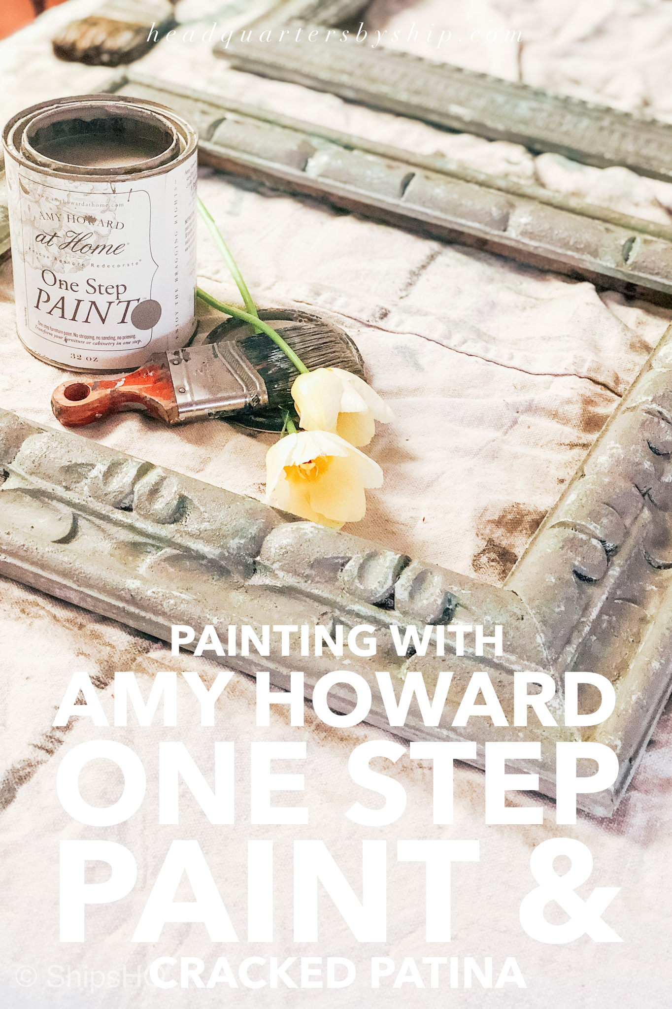 Painting With Amy Howard at Home One Step Paint & Cracked Patina