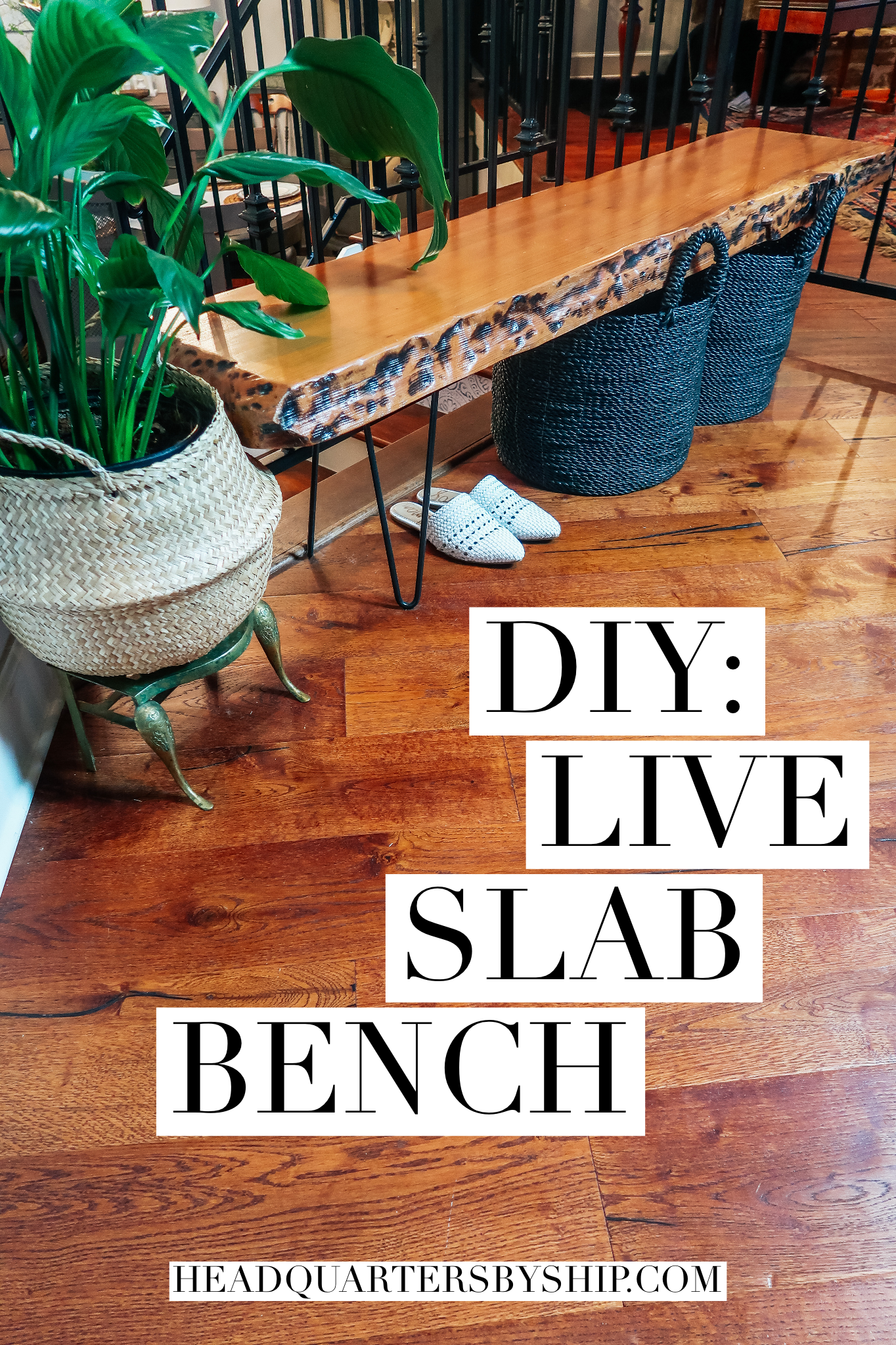 D.I.Y. | Live Slab Bench