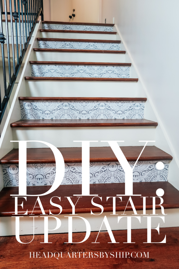 Easy Home DIY | Stair Riser Update – Ship’s HQ