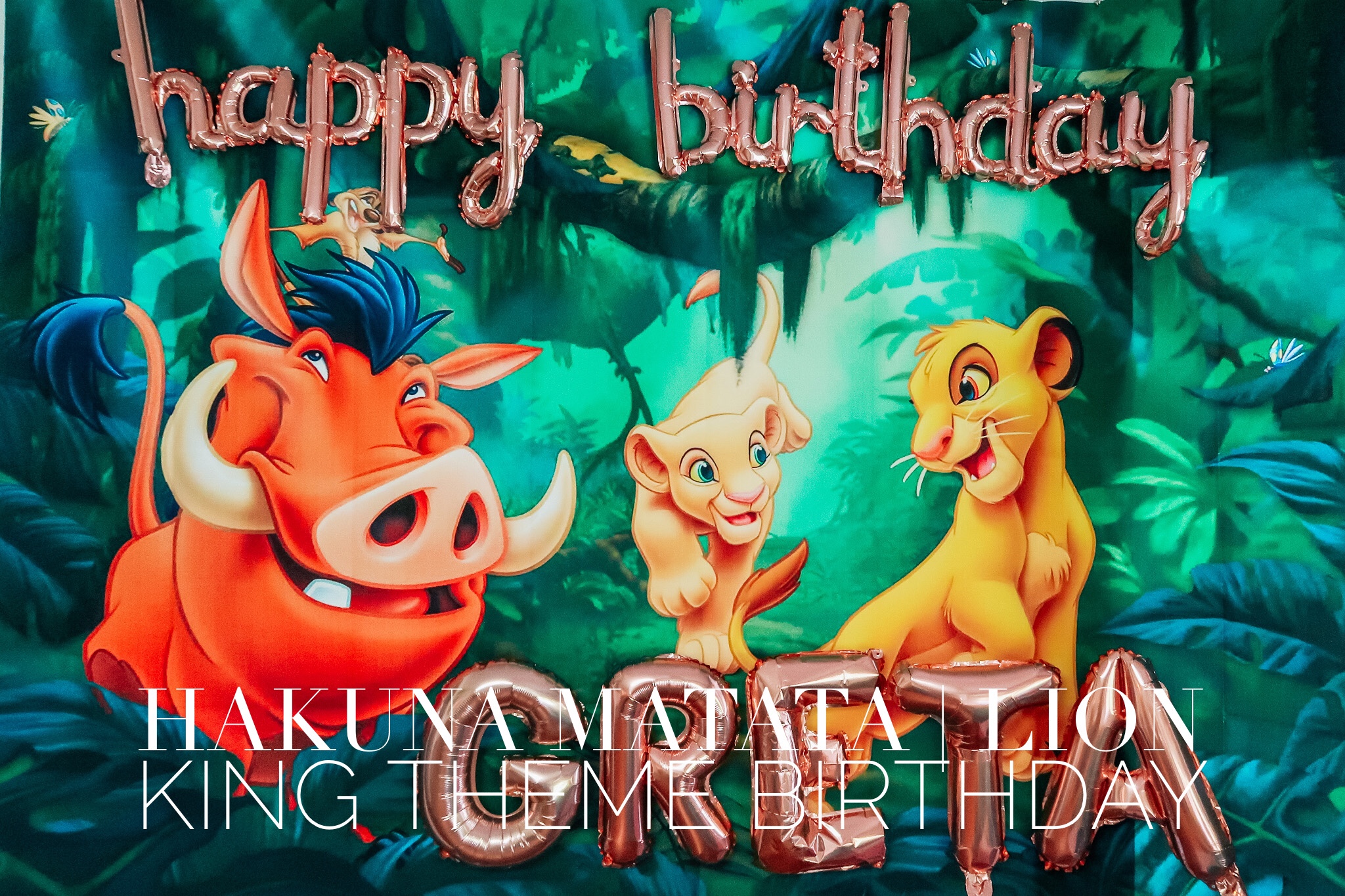 Hakuna Matata | A Lion King Themed Birthday Party